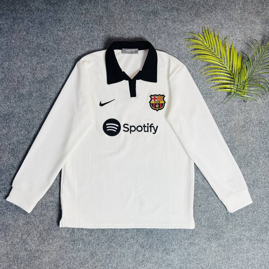 Barsolona White Swipe Shirt